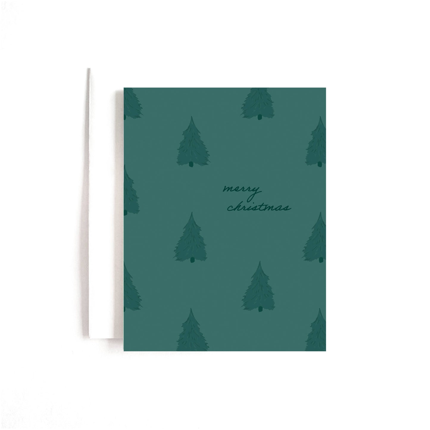 GREEN CHRISTMAS TREE CARD