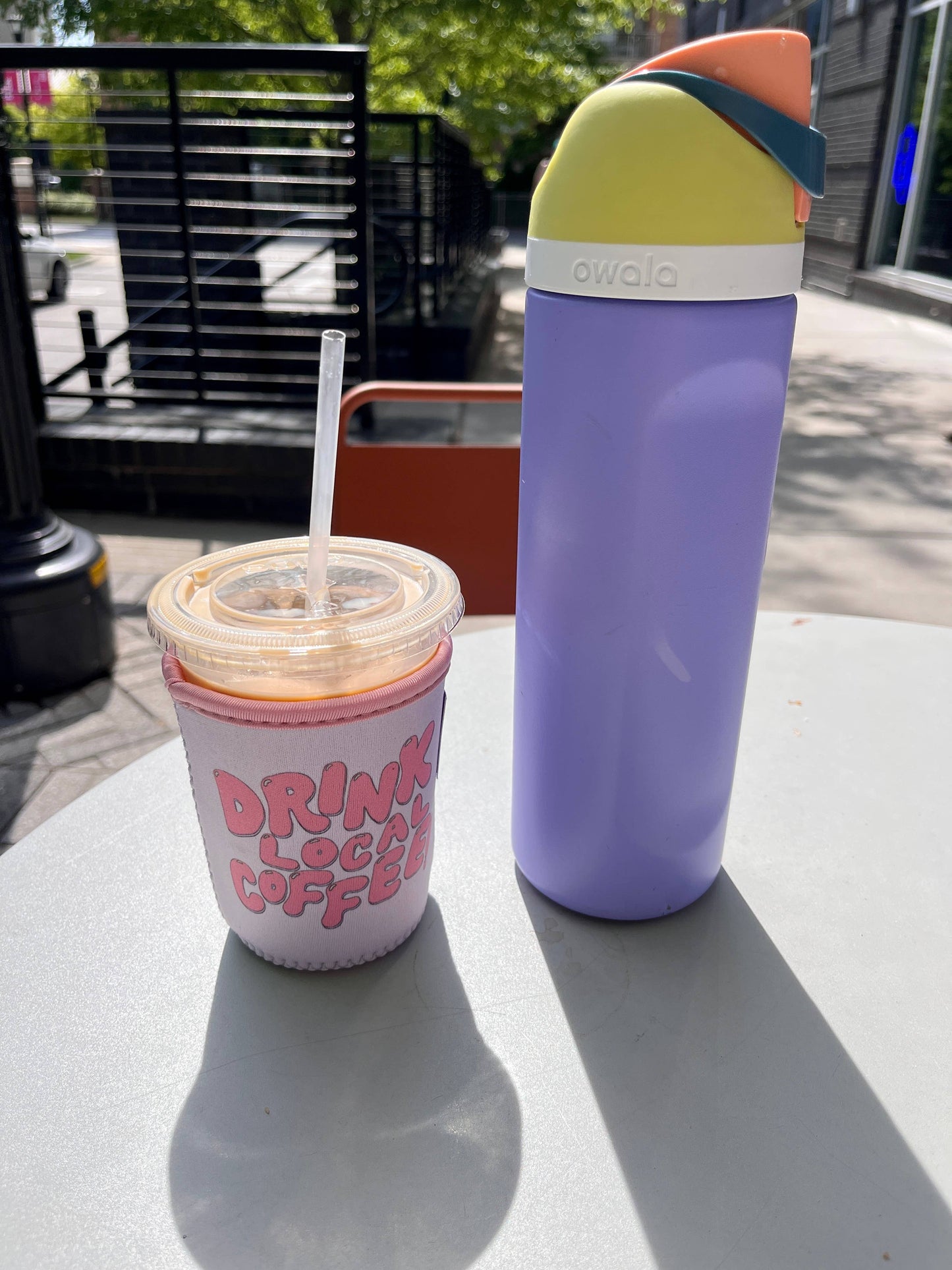DRINK LOCAL COOZIE COFFEE SLEEVE