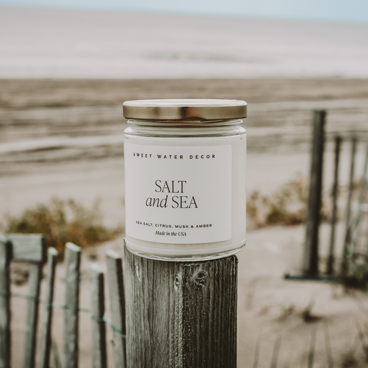 SALT AND SEA 9 OZ SOY CANDLE