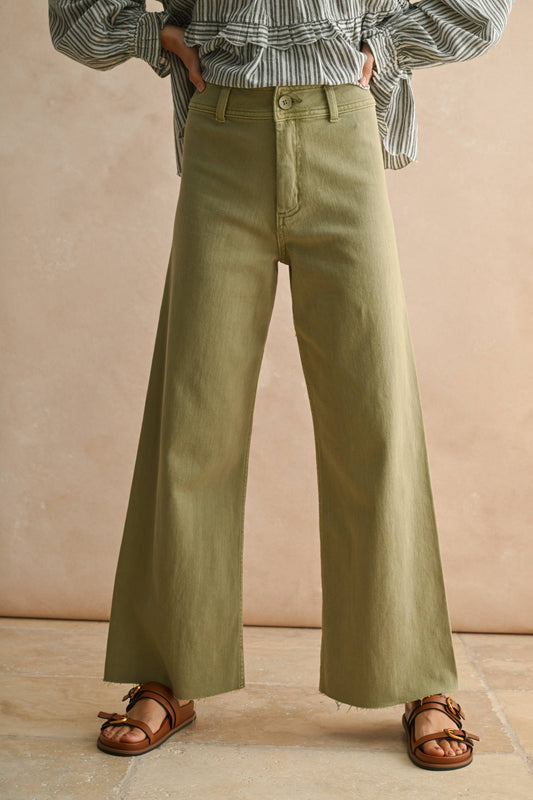 ISLA STRAIGHT WIDE LEG PANTS