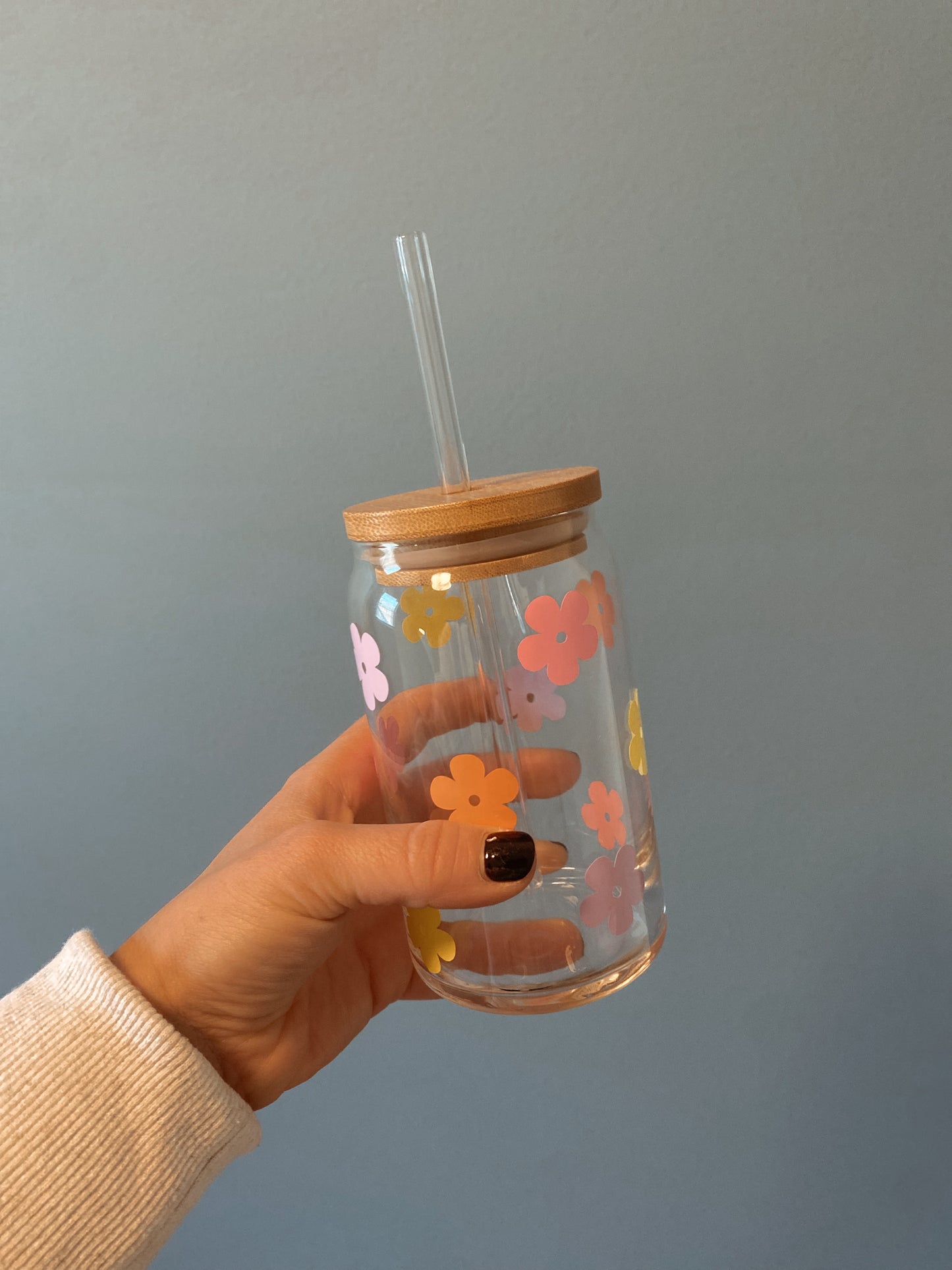 DAISY ICED COFFEE GLASS