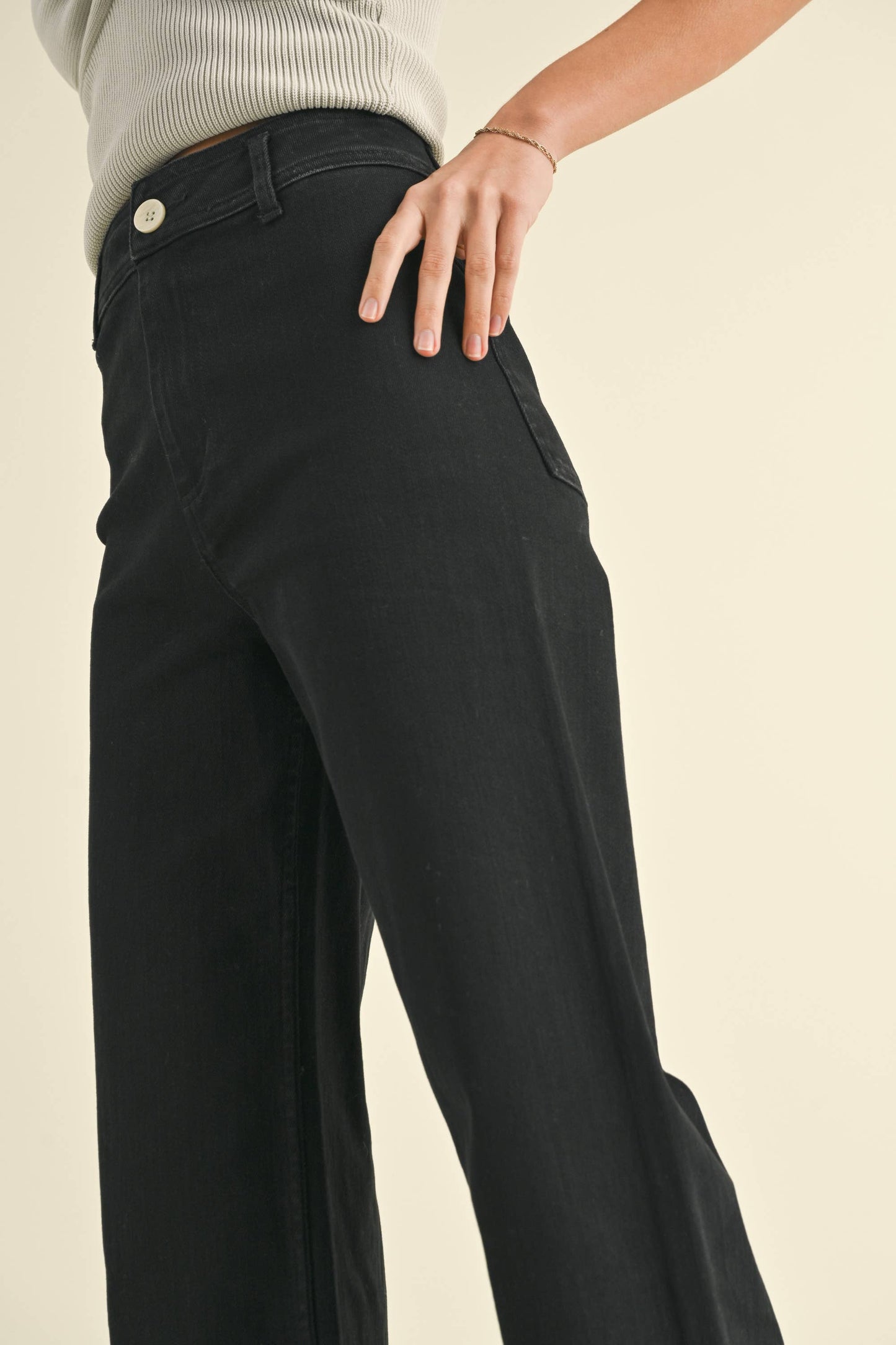 ISLA STRAIGHT WIDE LEG PANTS