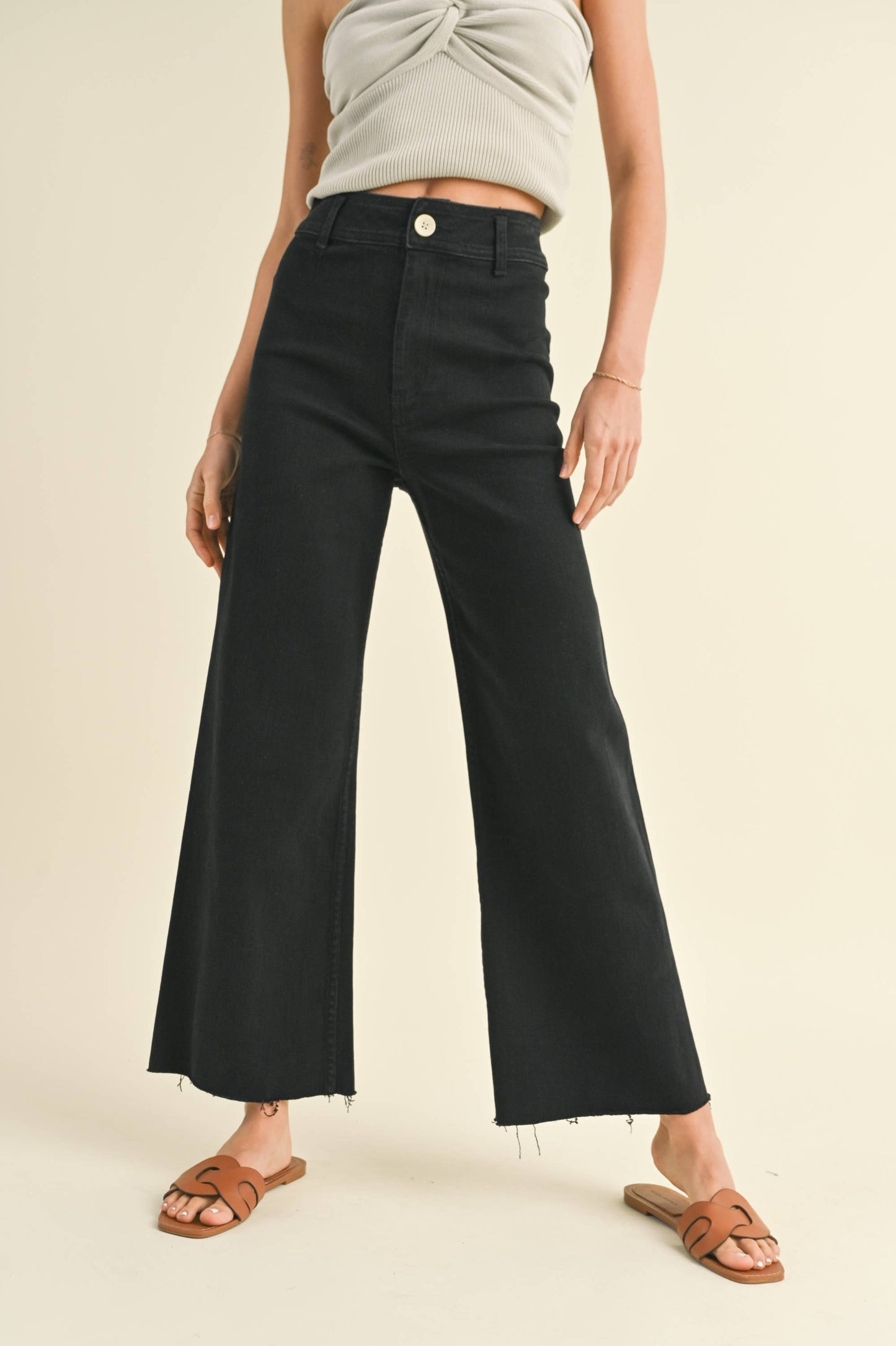 ISLA STRAIGHT WIDE LEG PANTS