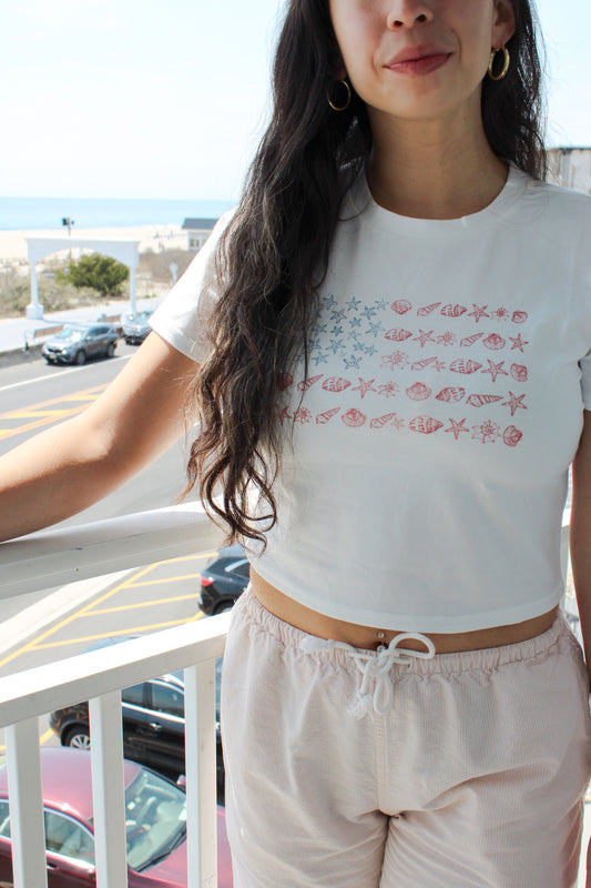 STARS AND SHELLS TEE