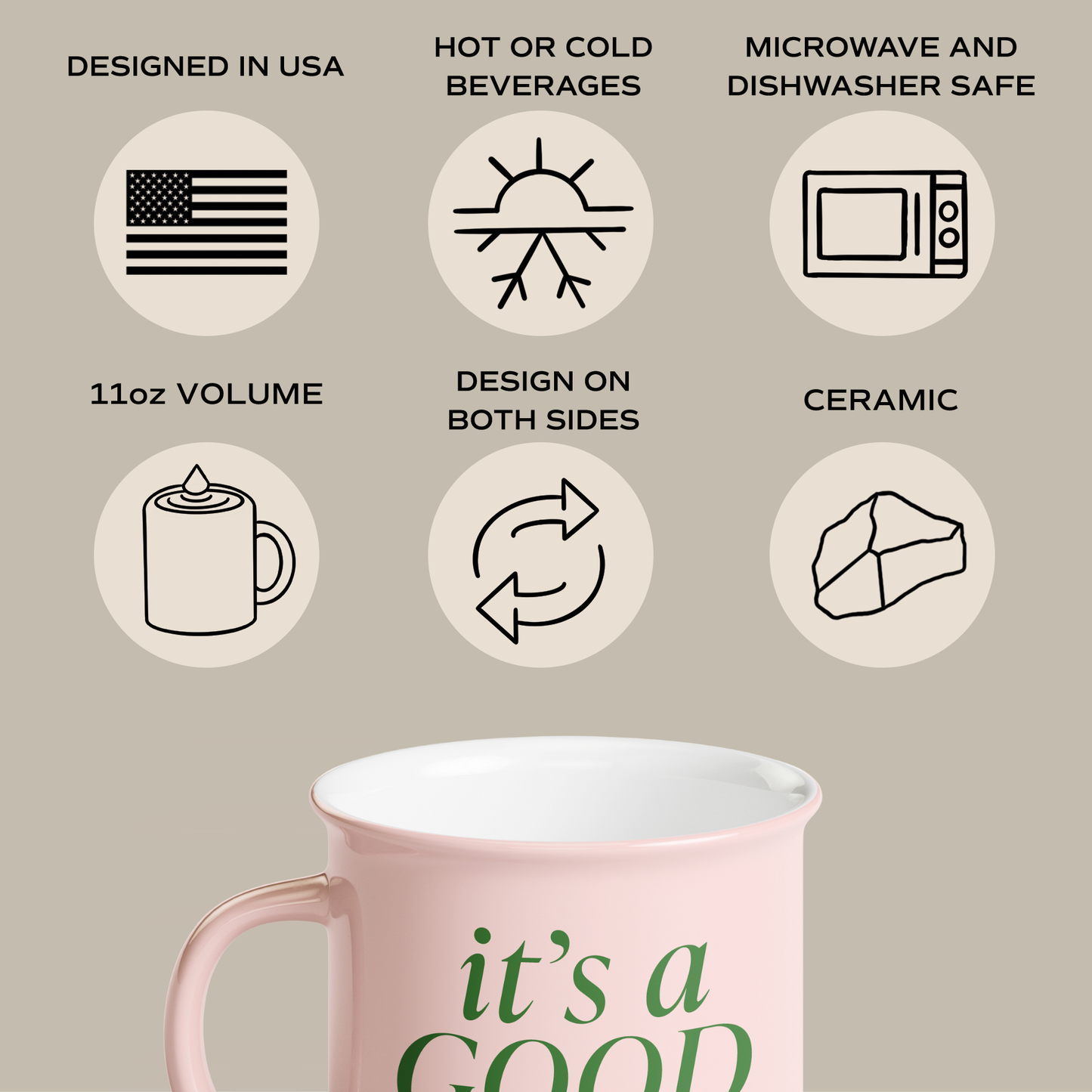 IT'S A GOOD DAY COFFEE MUG