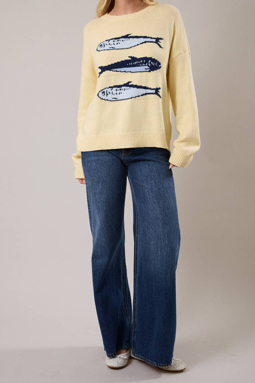 SARDINE ROUND NECK SWEATER