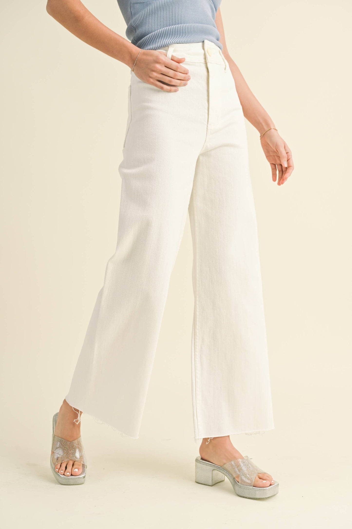 ISLA STRAIGHT WIDE LEG PANTS