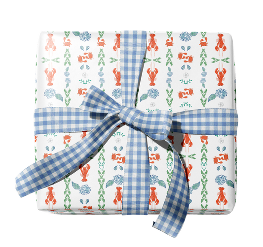 LOBSTER GIFT ROLL WRAPPING PAPER