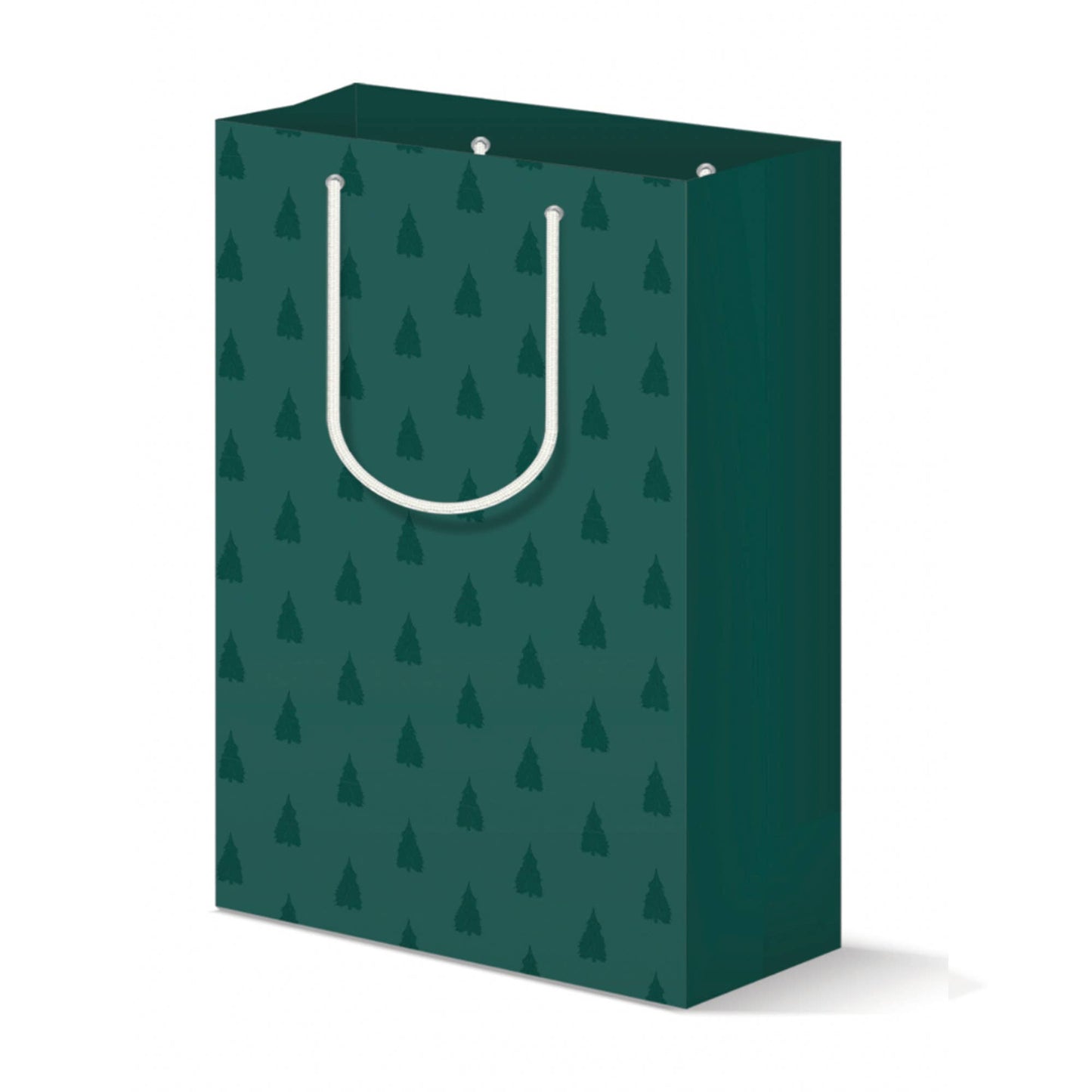 GREEN TREES CHRISTMAS HOLIDAY BAG