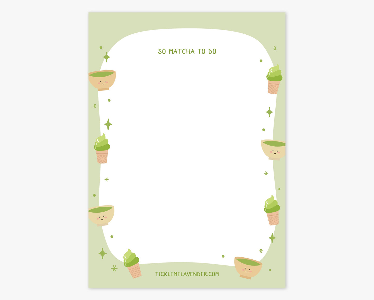 SO MATCHA TO DO NOTEPAD
