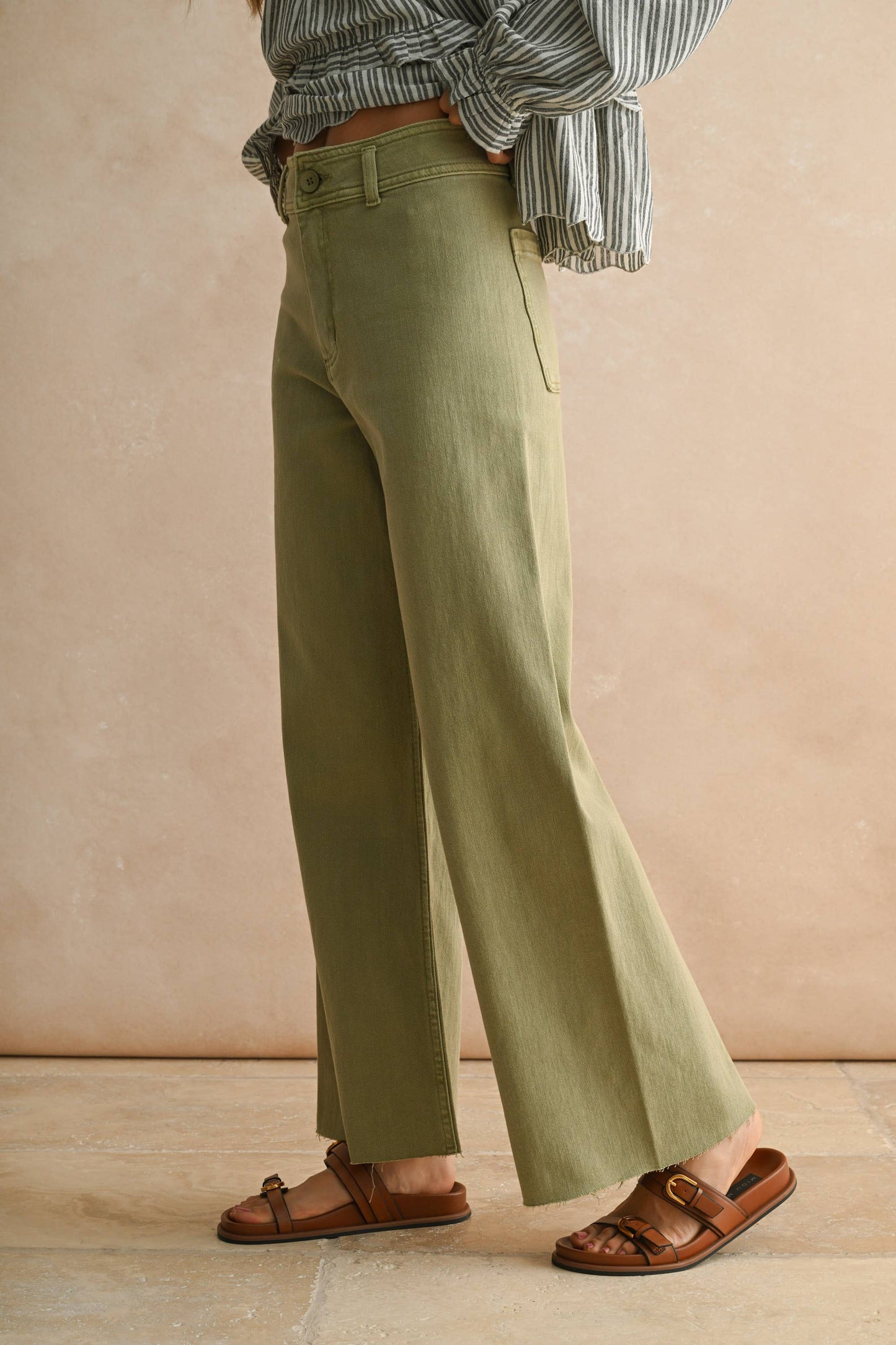 ISLA STRAIGHT WIDE LEG PANTS