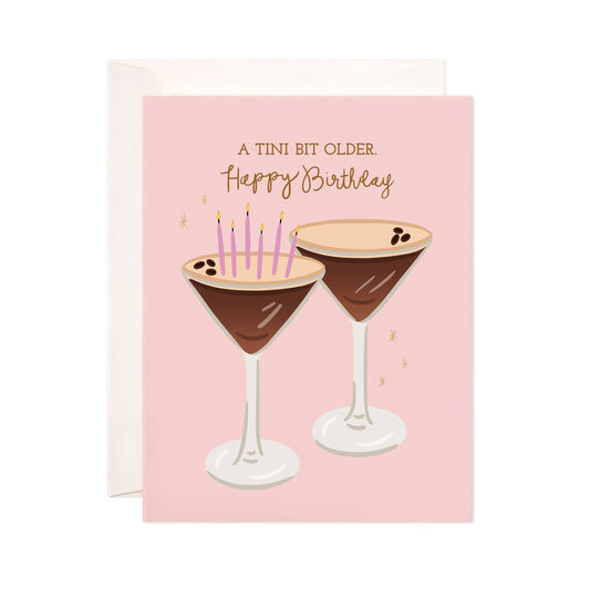 ESPRESSO MARTINI BIRTHDAY CARD