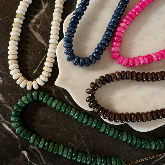 BEADED STATEMENT NECKLACE