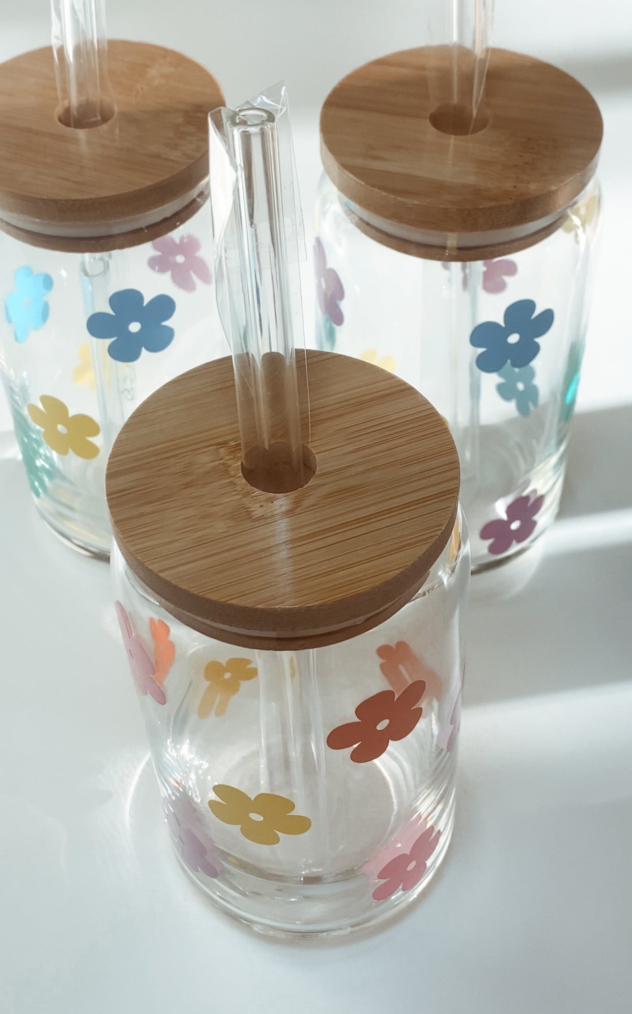 DAISY ICED COFFEE GLASS