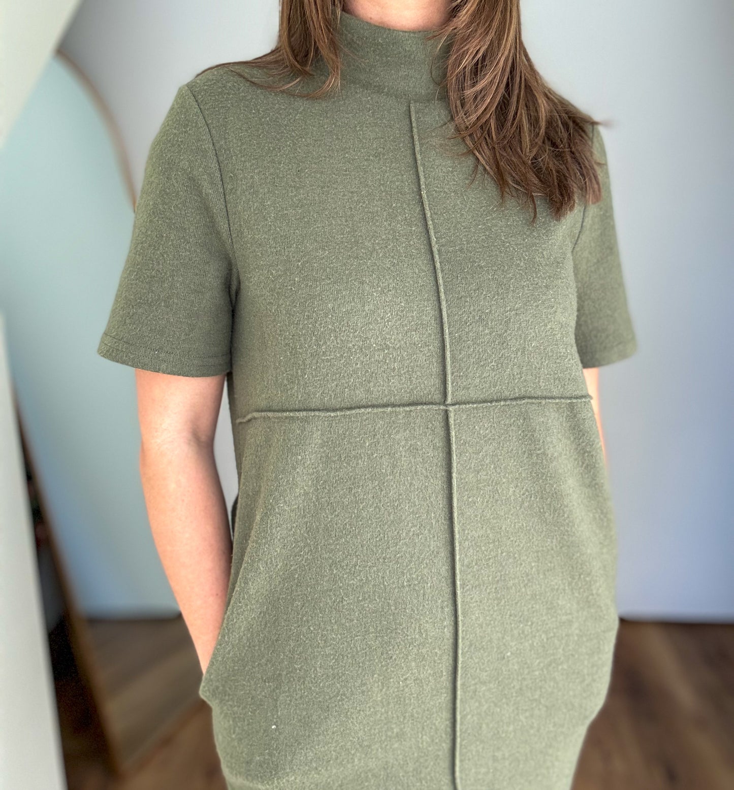 SAMINA MOCK NECK DRESS