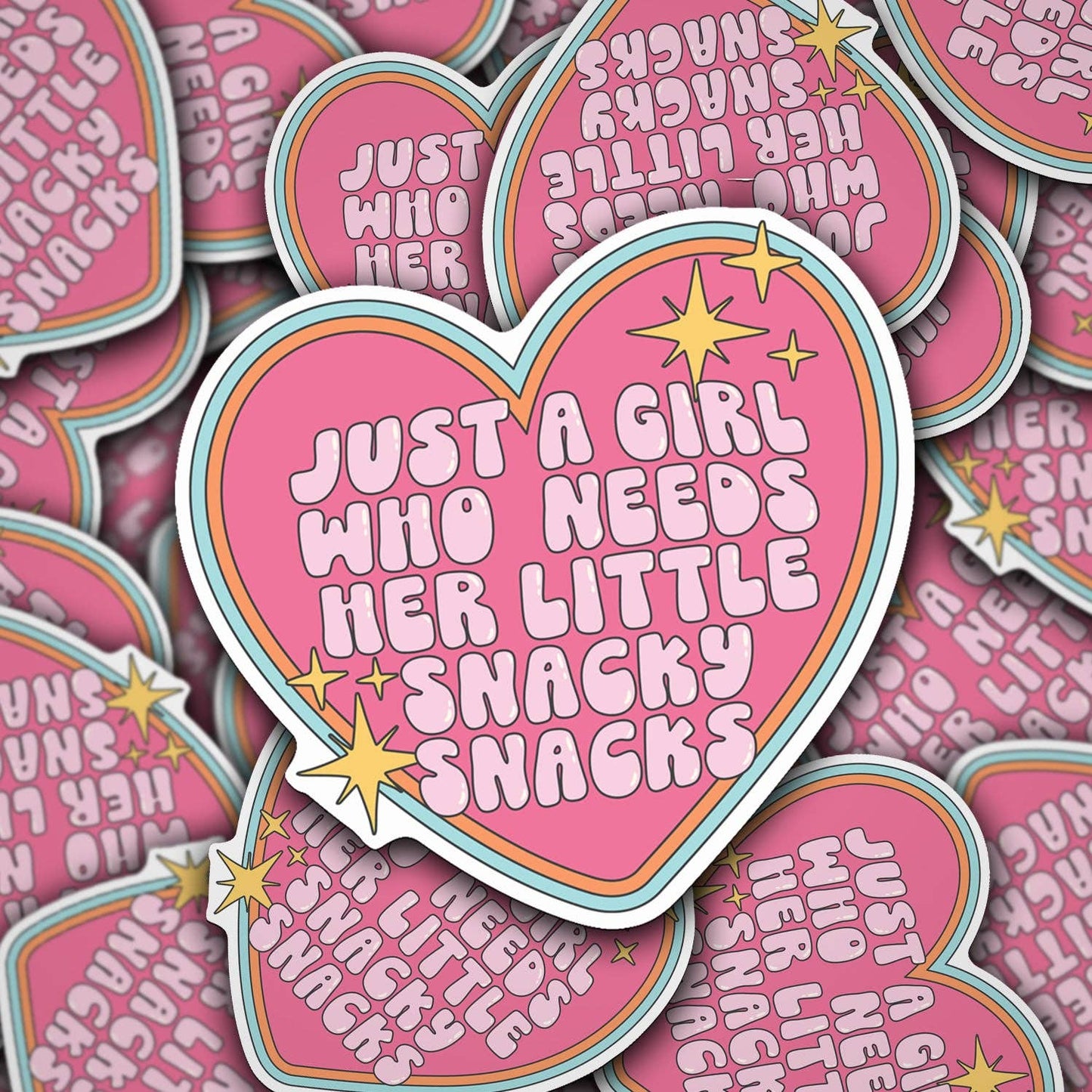 SNACKY SNACKS VINYL STICKER