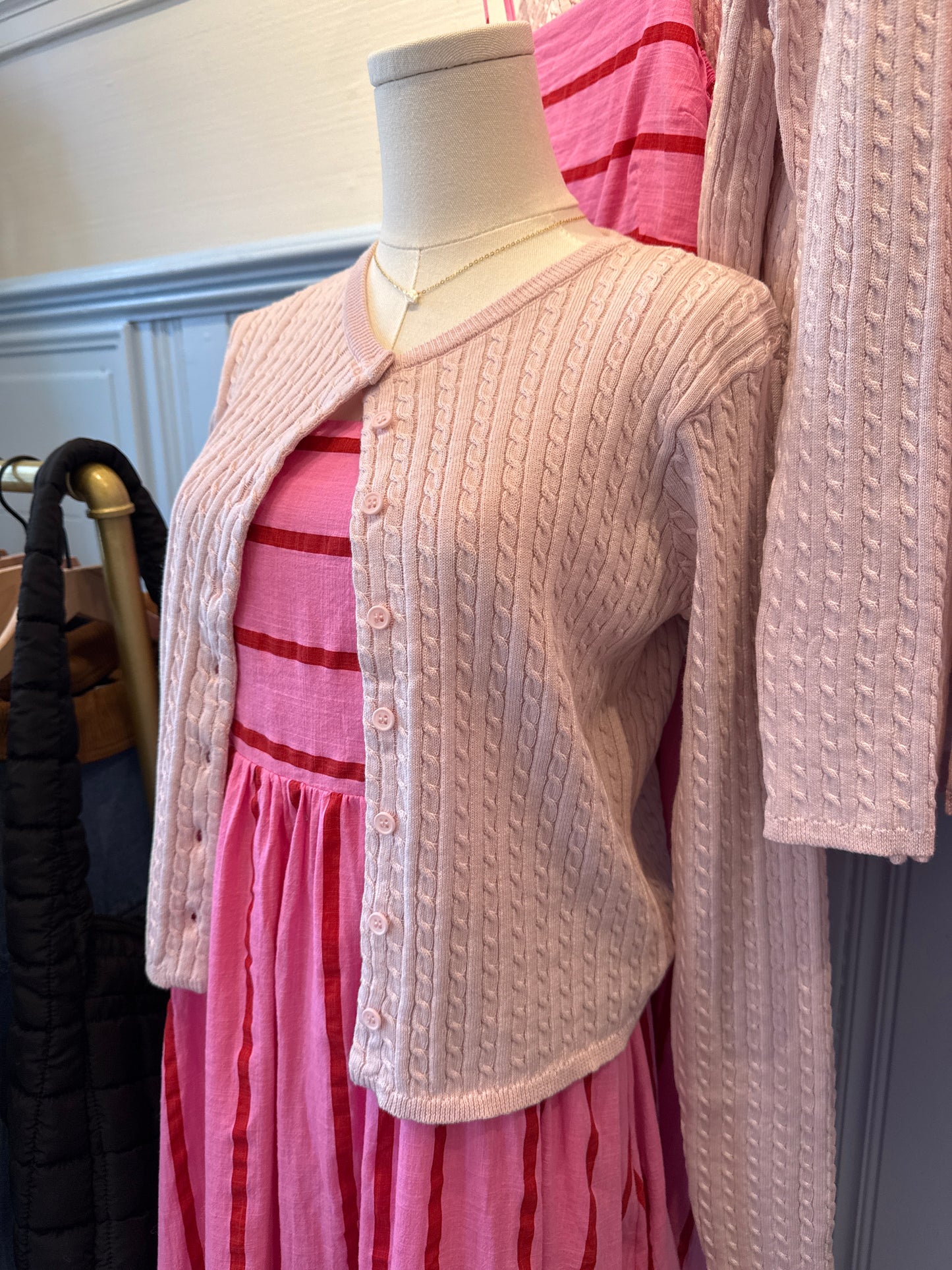 BALLET BLUSH CARDIGAN