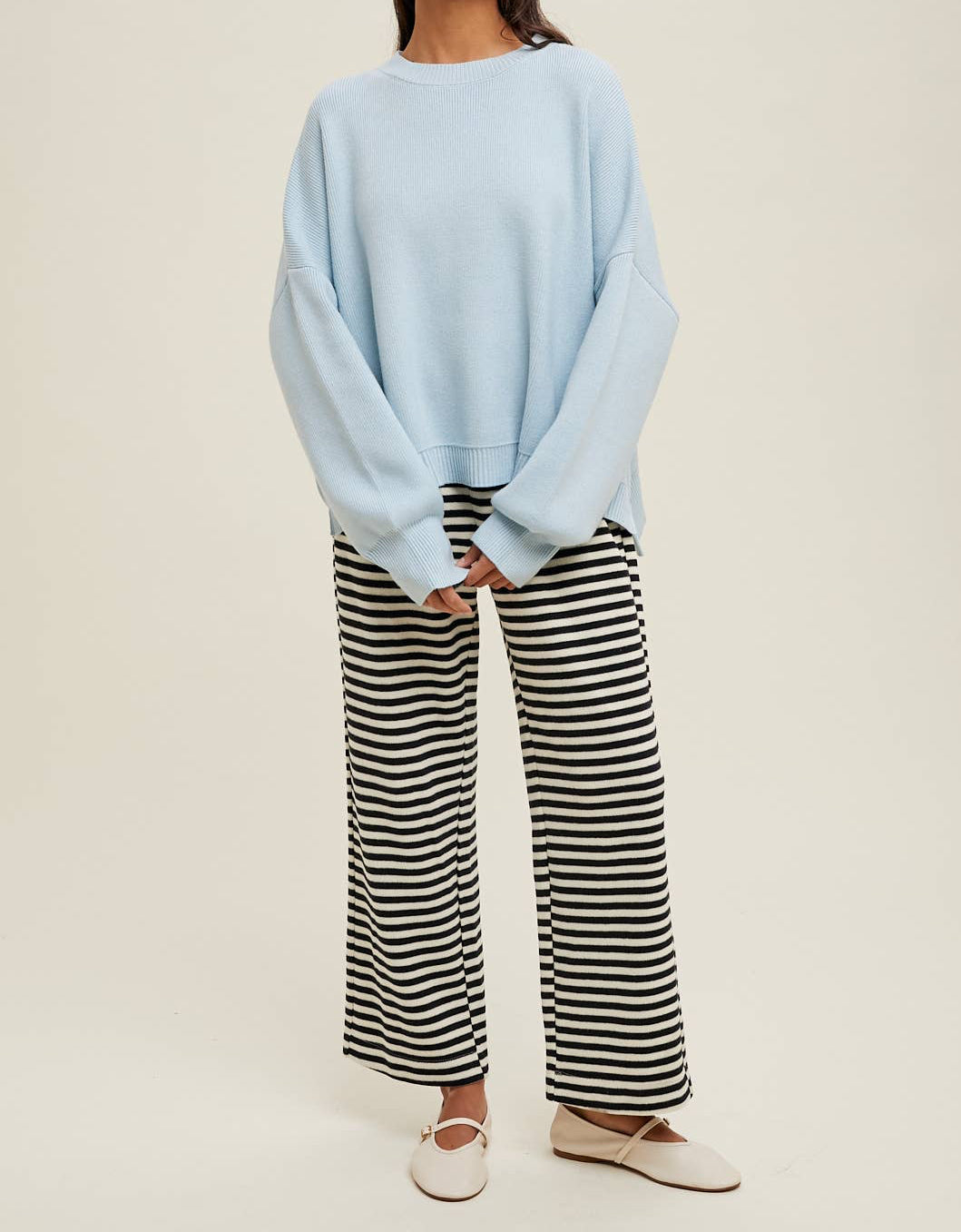 CLOUD NINE DROP SHOULDER SWEATER