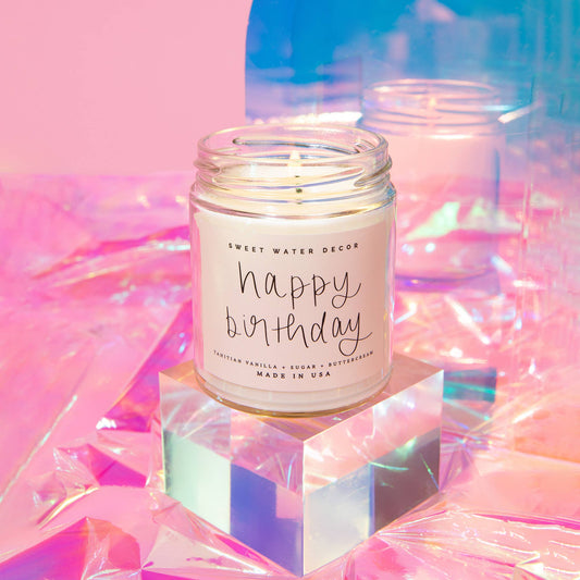 HAPPY BIRTHDAY 9 OZ SOY CANDLE