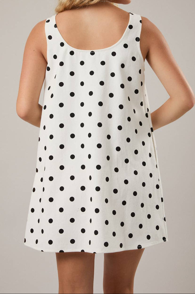 THE DOTTY MINI DRESS