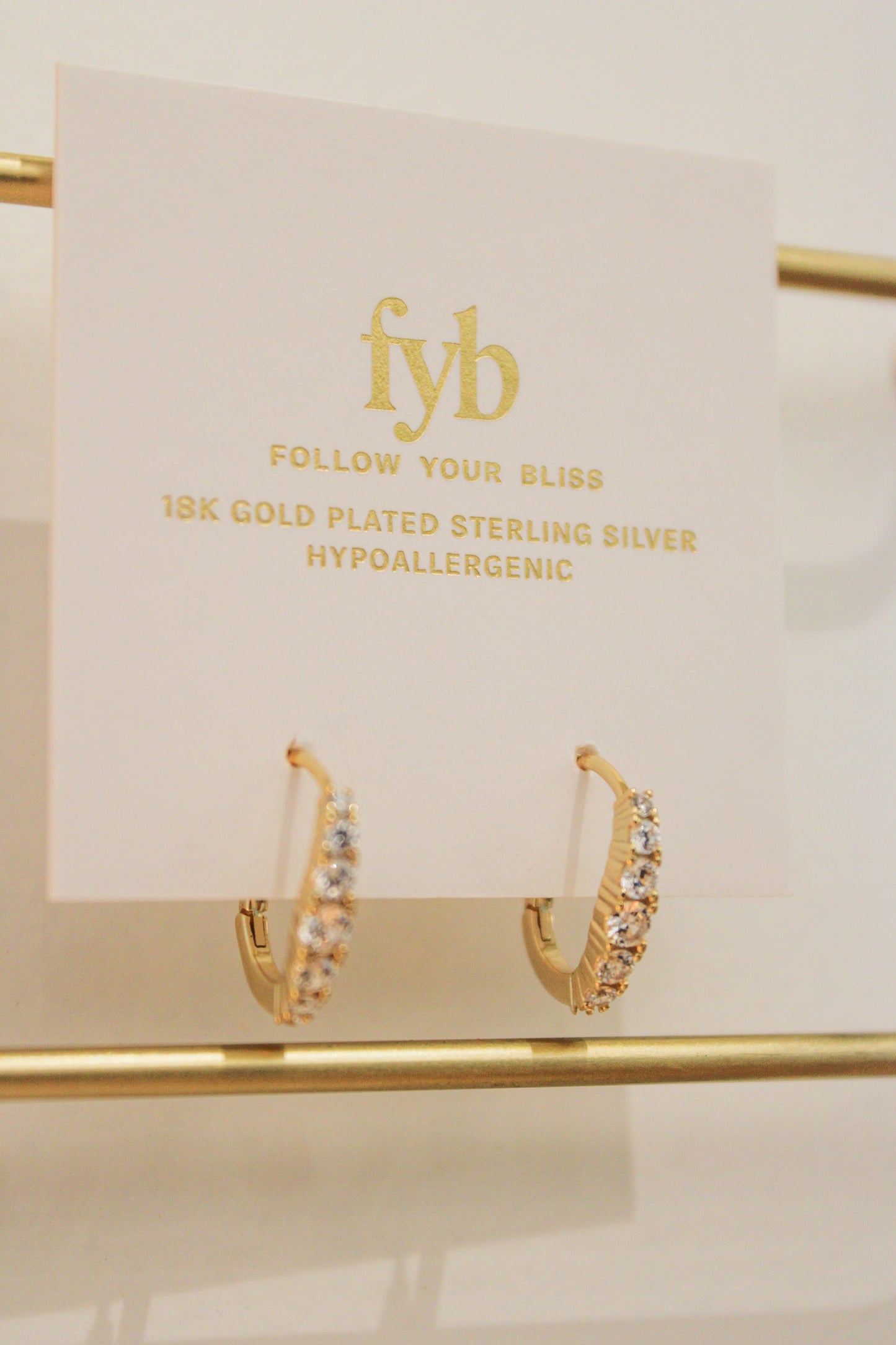 GIANNA HUGGIE EARRINGS