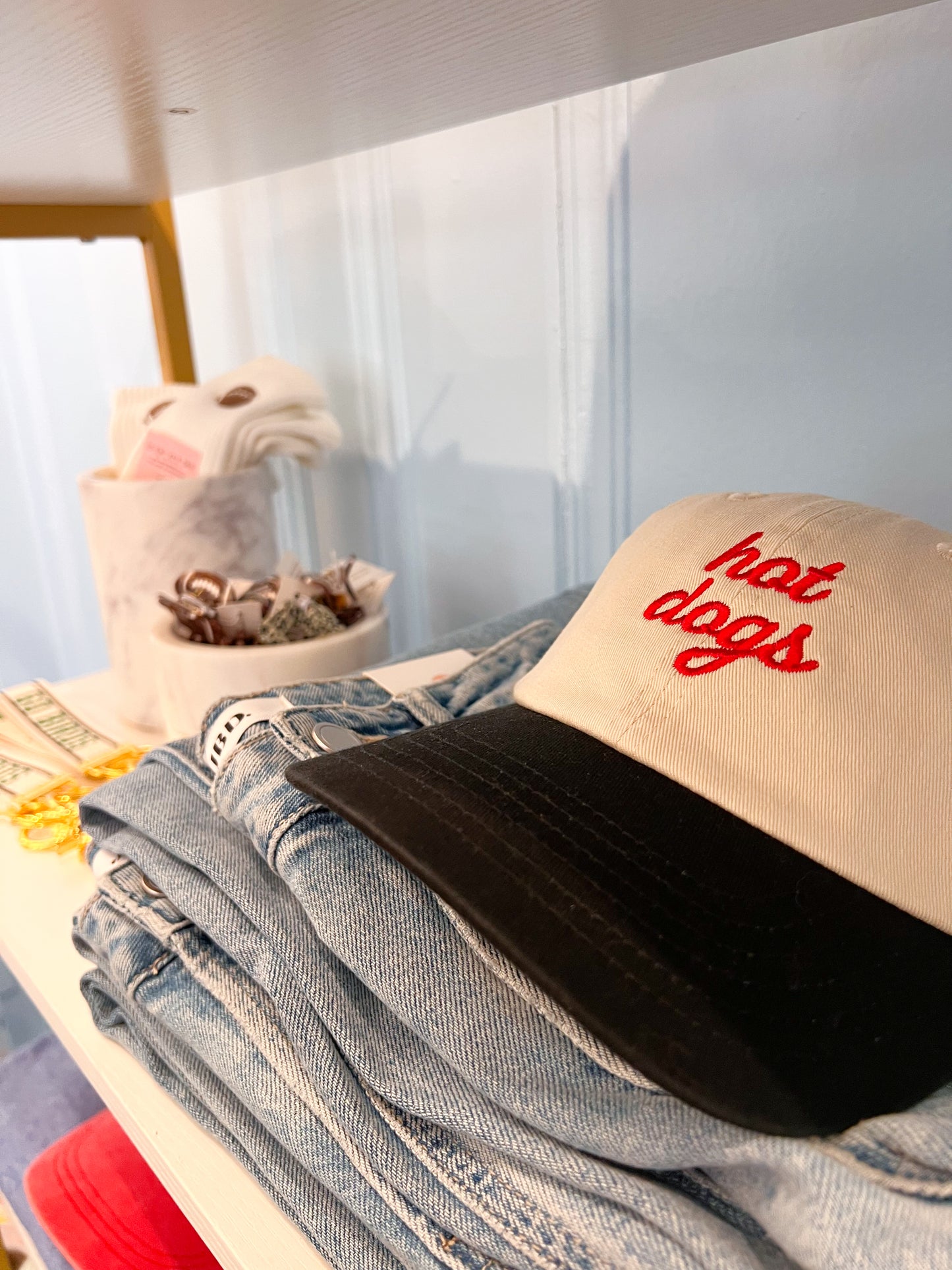 HOT DOG TWO TONE BASEBALL CAP
