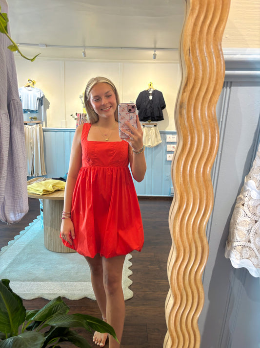 CARMELLA MINI BUBBLE DRESS