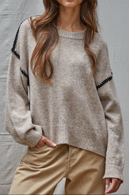 THE ELLIE STITCH SWEATER