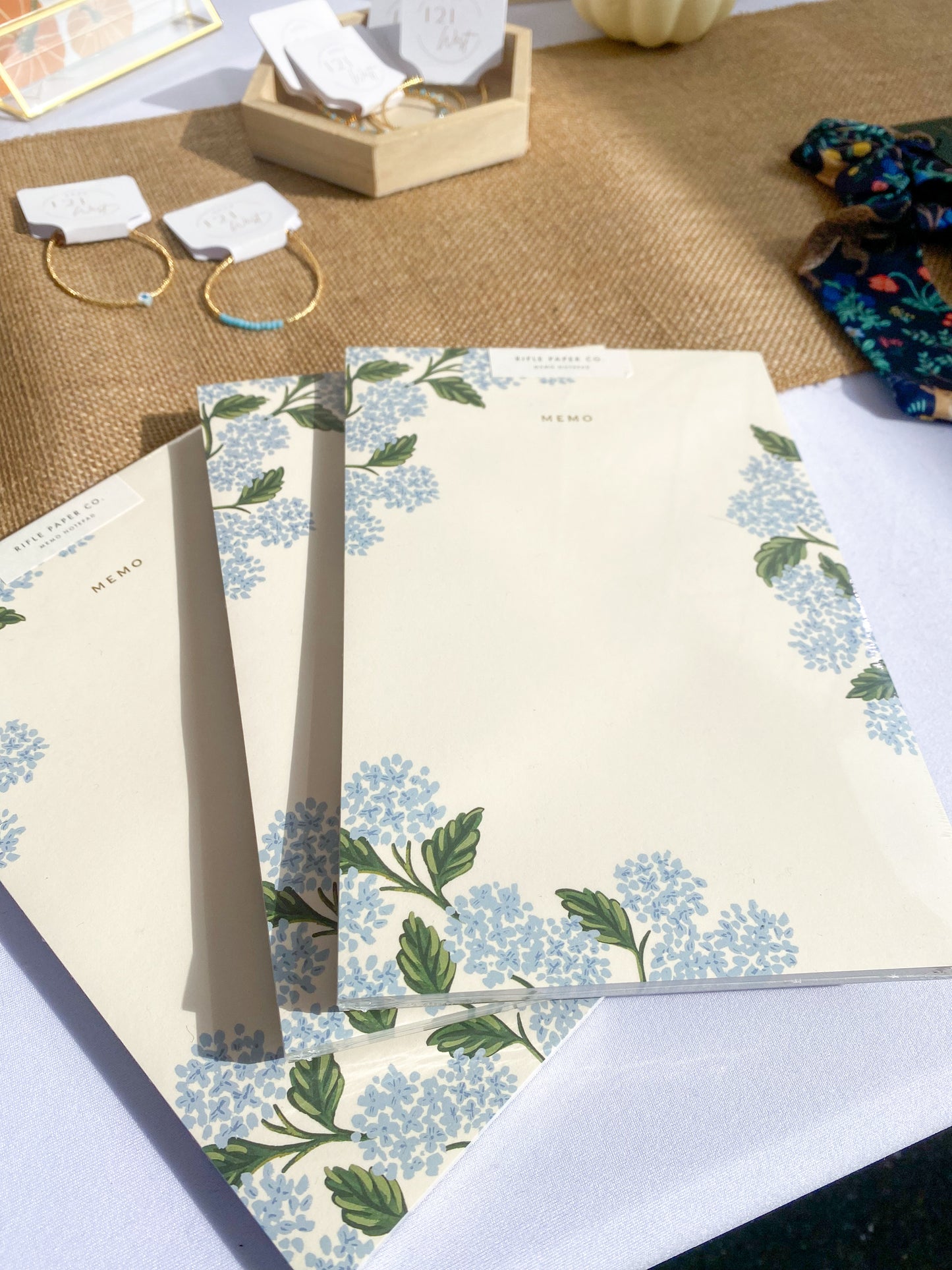 HYDRANGEA MEMO NOTEPAD