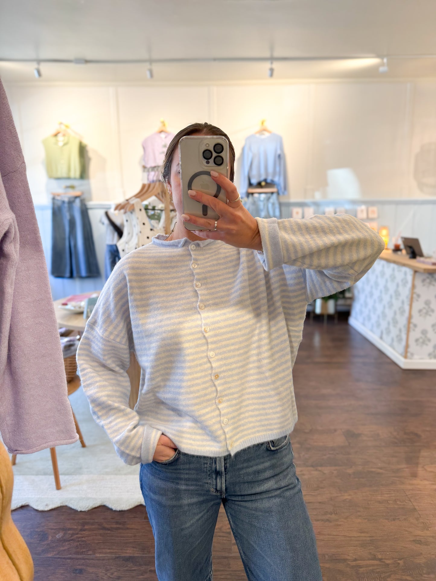 THE SITTING SEASIDE CARDIGAN