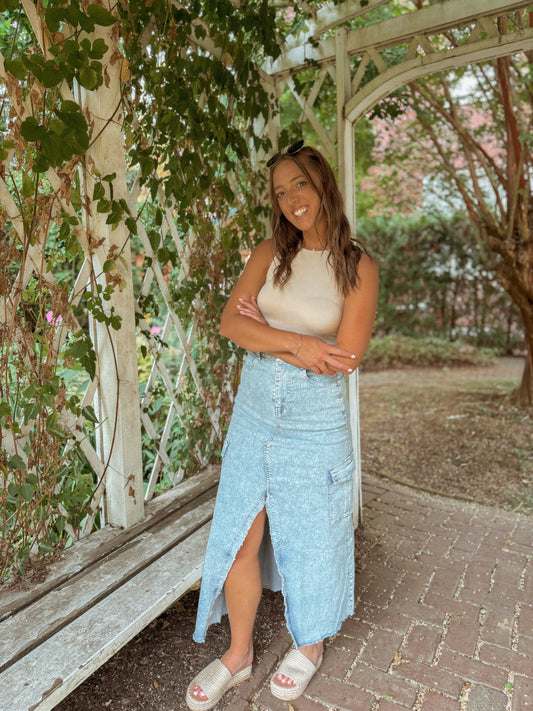 CELINE MAXI SKIRT