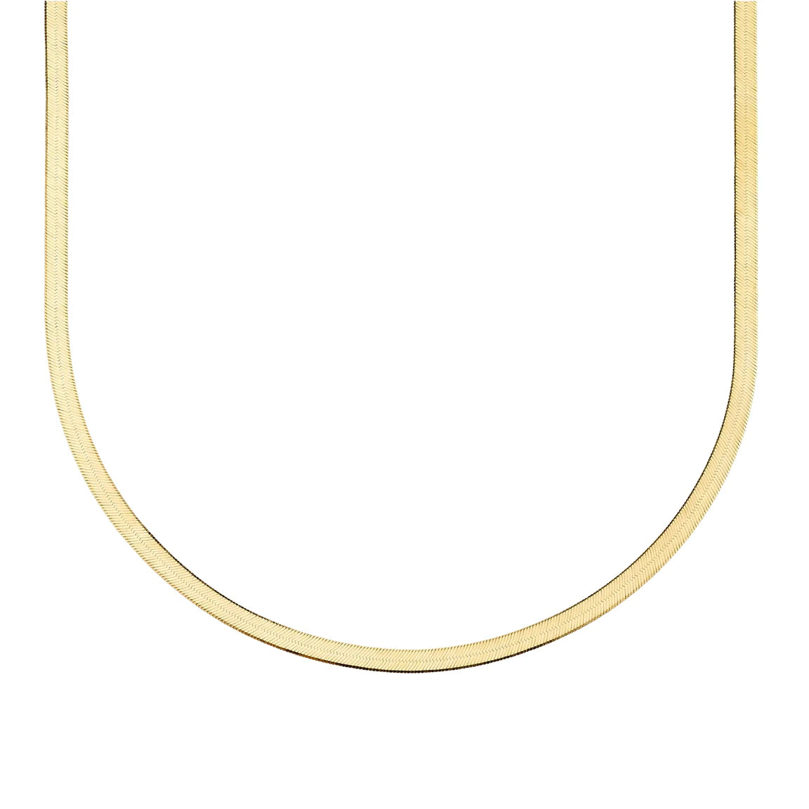 HERRINGBONE NECKLACE GOLD