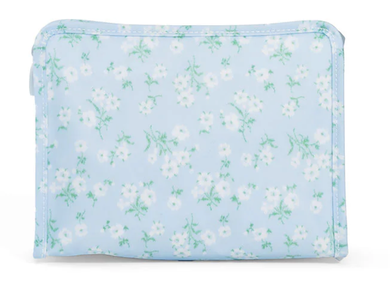 KIKI ROADIE FLORAL MEDIUM ZIP POUCH