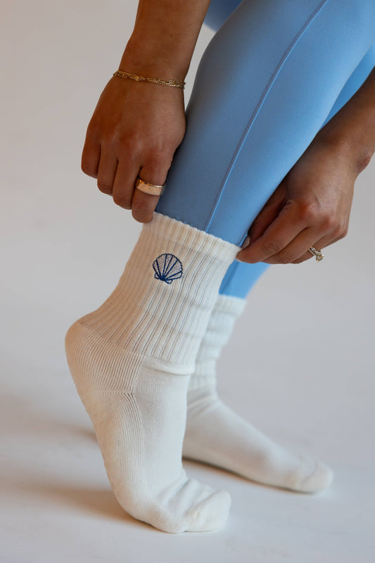 SEASHELL GRIP SOCKS