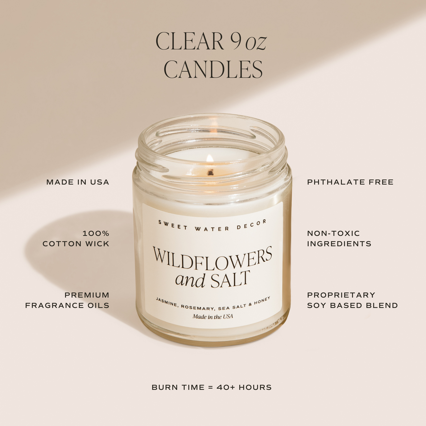 SALT AND SEA 9 OZ SOY CANDLE