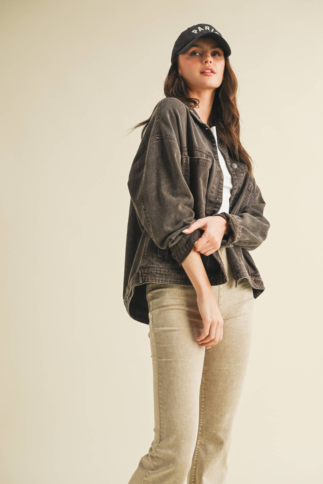 ESPRESSO PLEATED JACKET