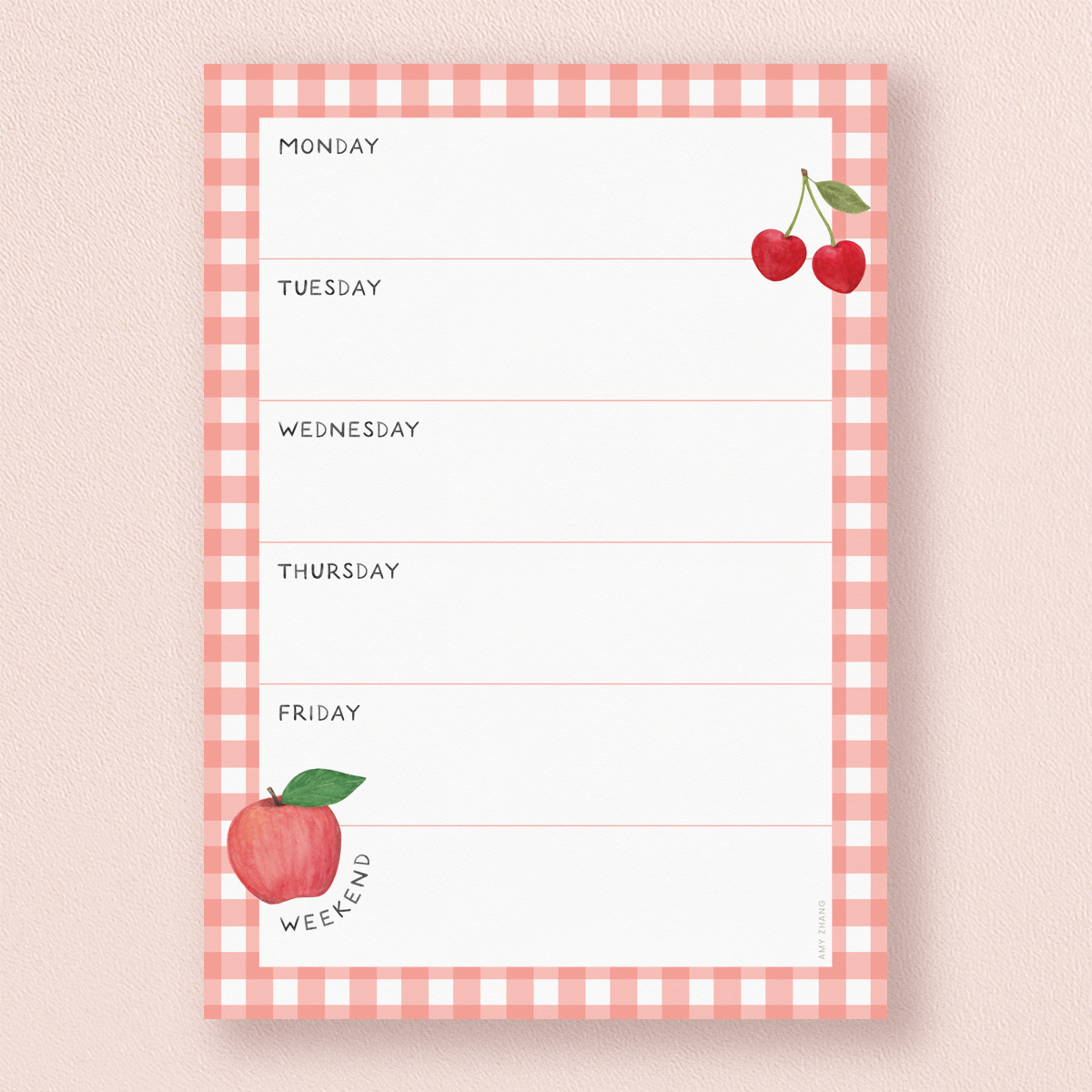 WEEKLY PLAN MENU FARMERS MARKET