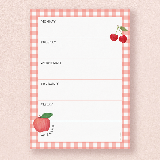 WEEKLY PLAN MENU FARMERS MARKET