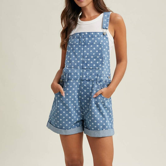 THE DOT DENIM OVERALLS