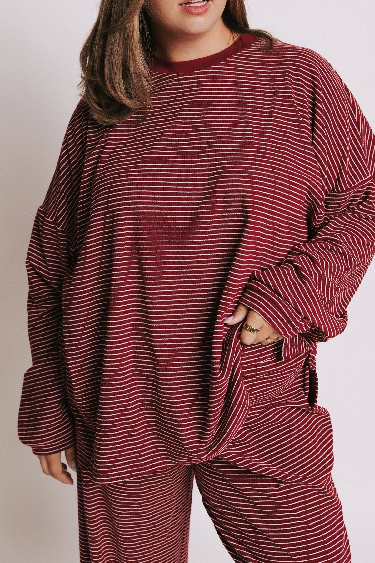 THE STAY AWHILE COZY TOP