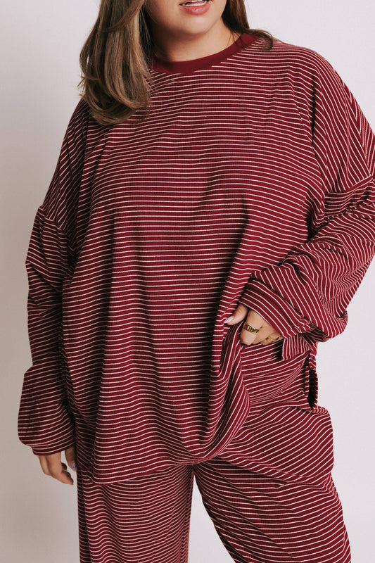 THE STAY AWHILE COZY TOP