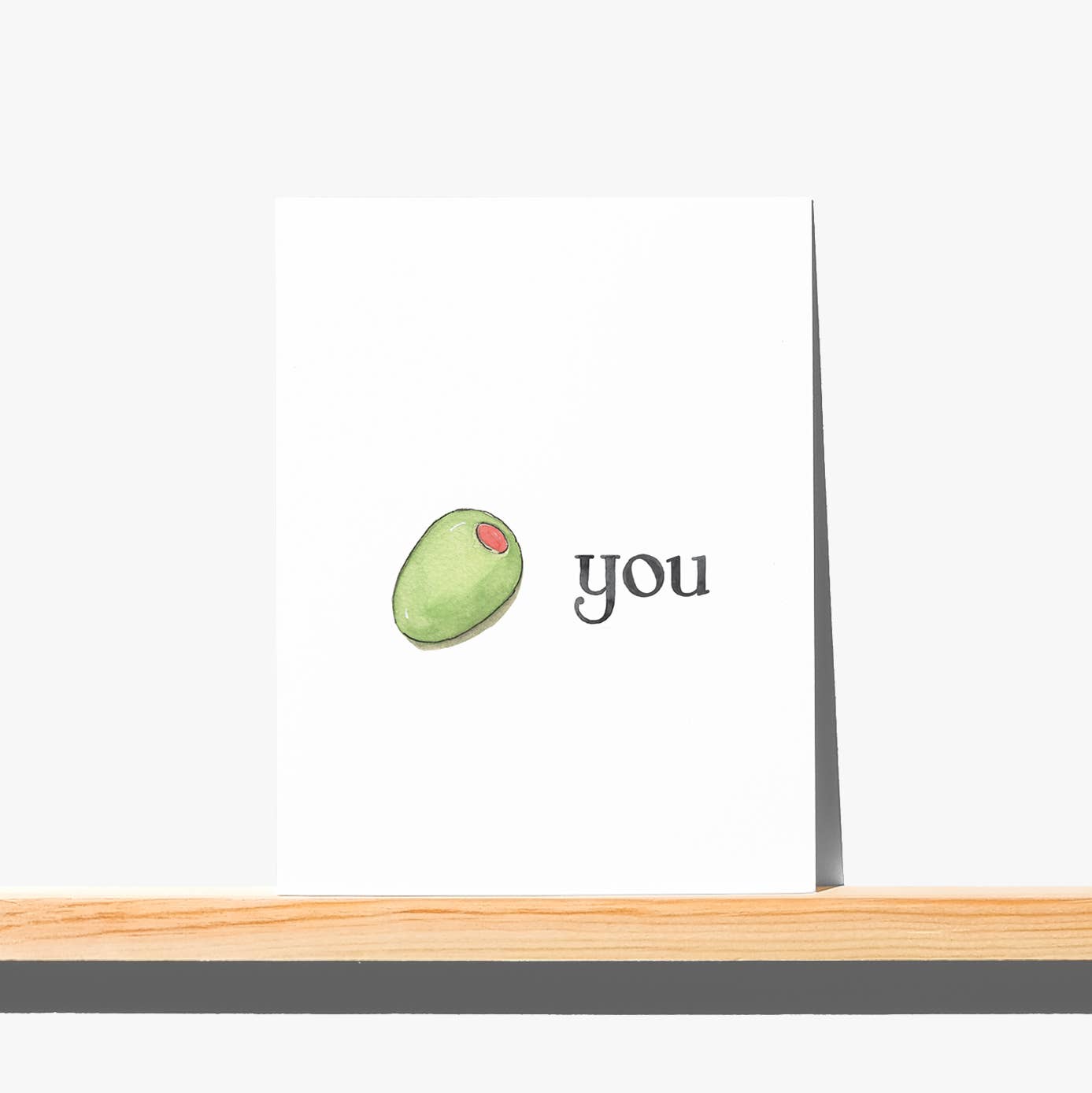 OLIVE YOU GREETING CARD