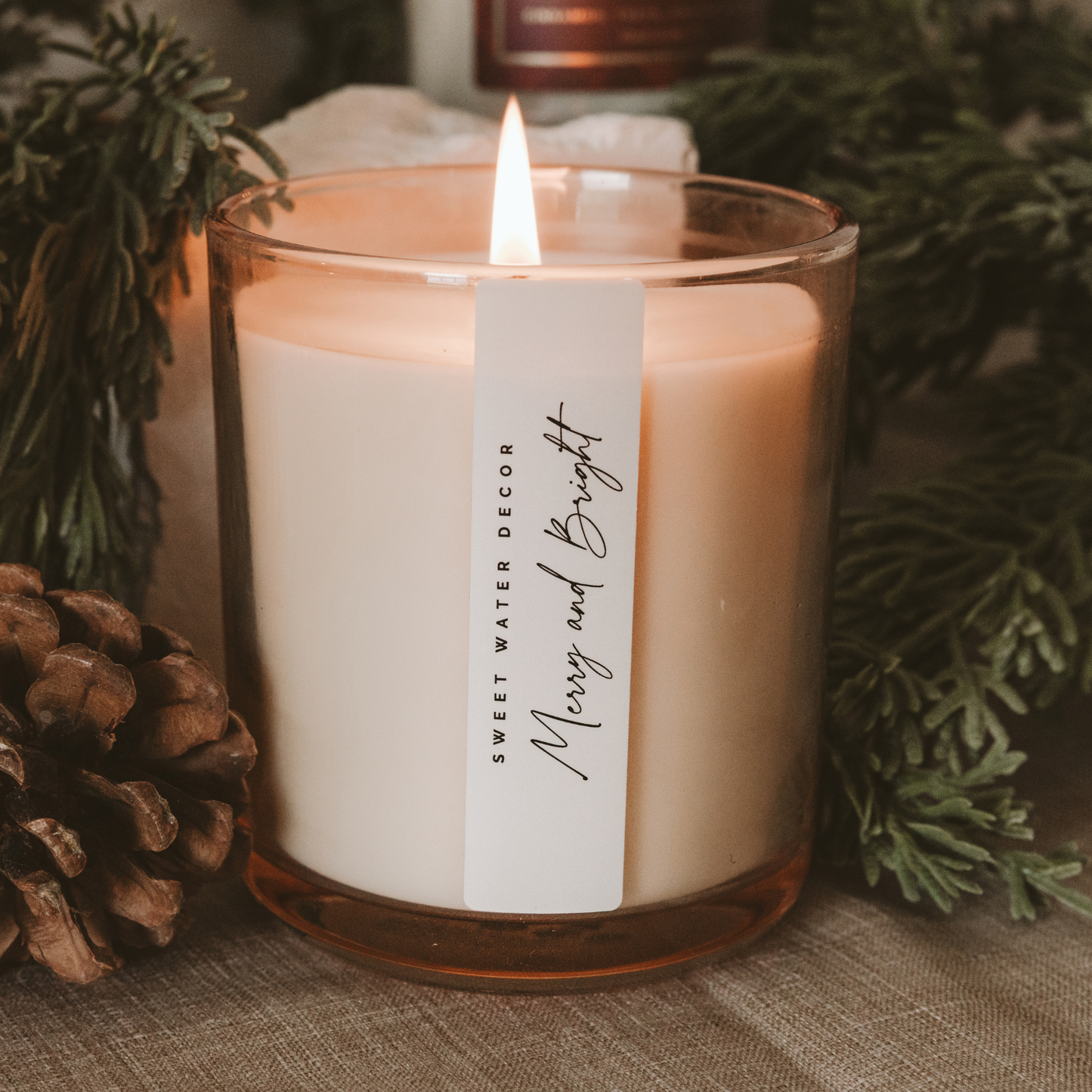 MERRY AND BRIGHT 12 OZ CANDLE