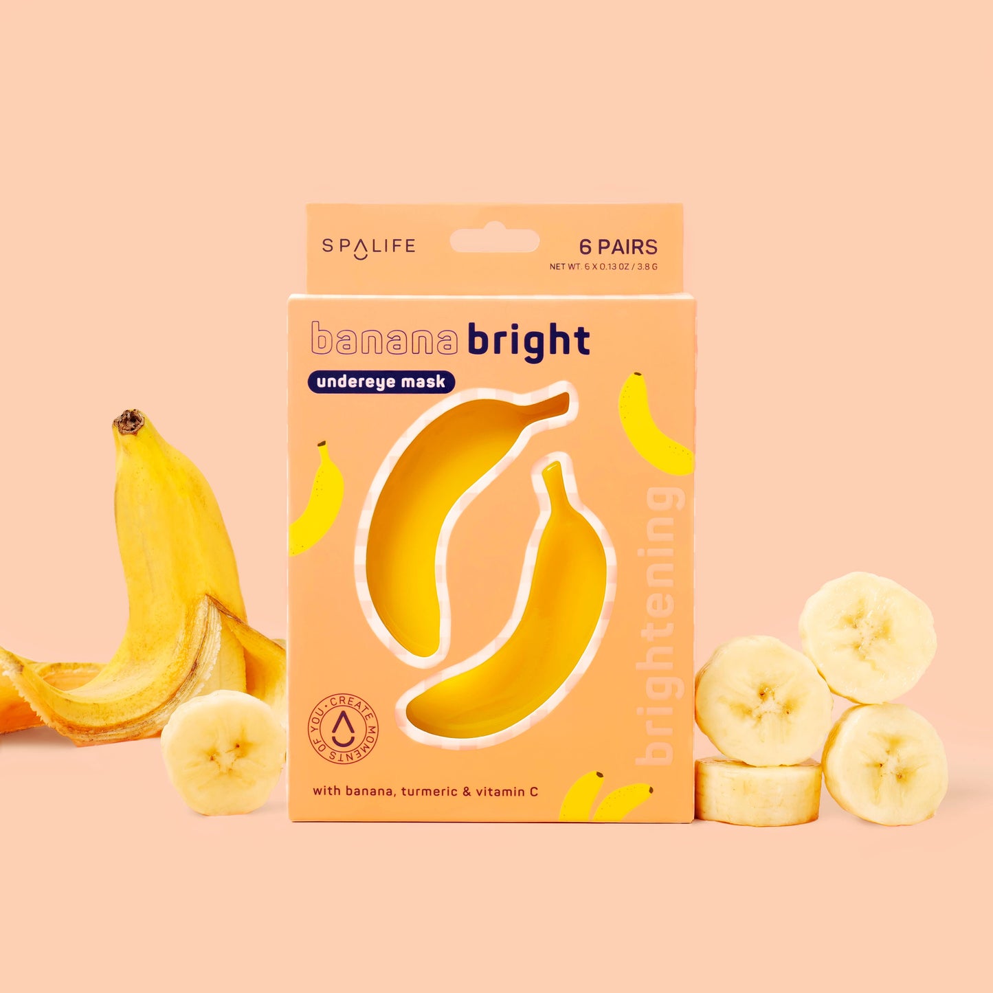 BANANA UNDEREYE MASKS | 8 Pack