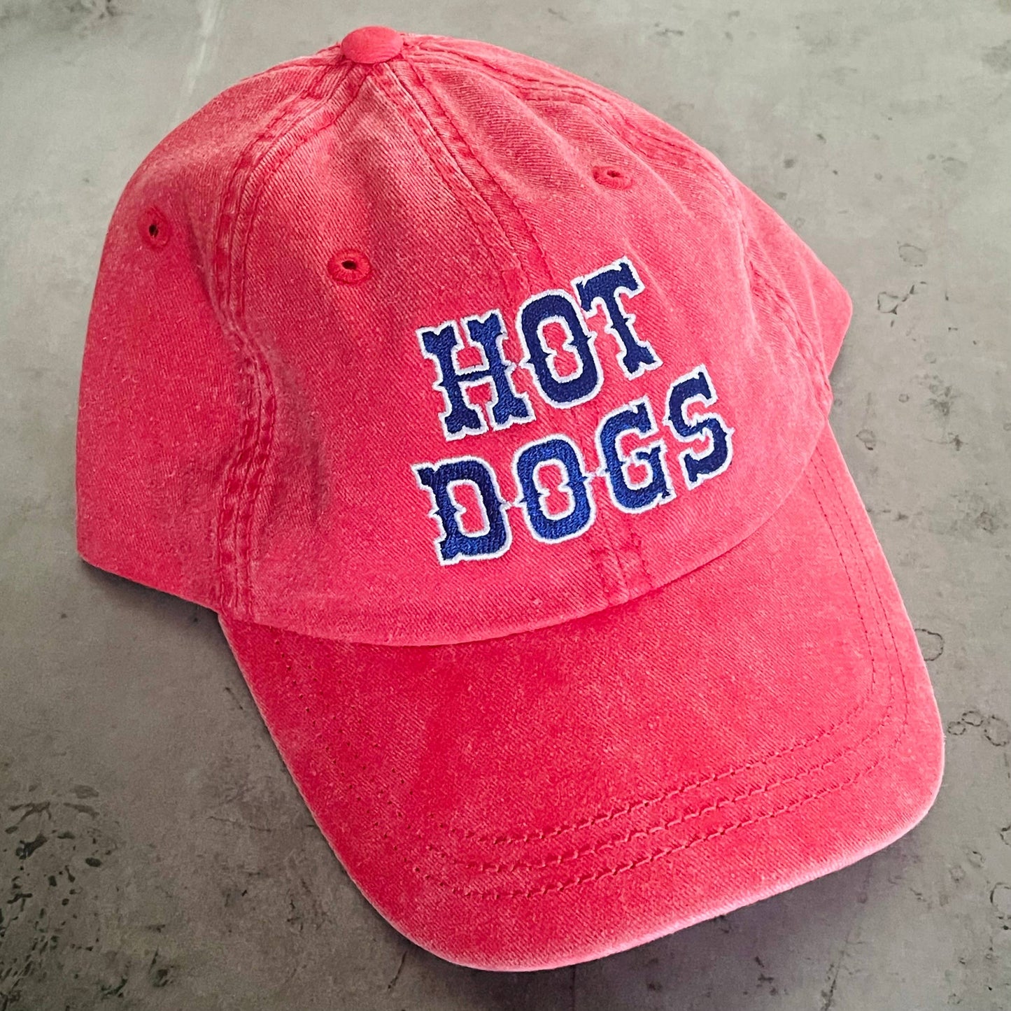 HOT DOGS BASEBALL CAP