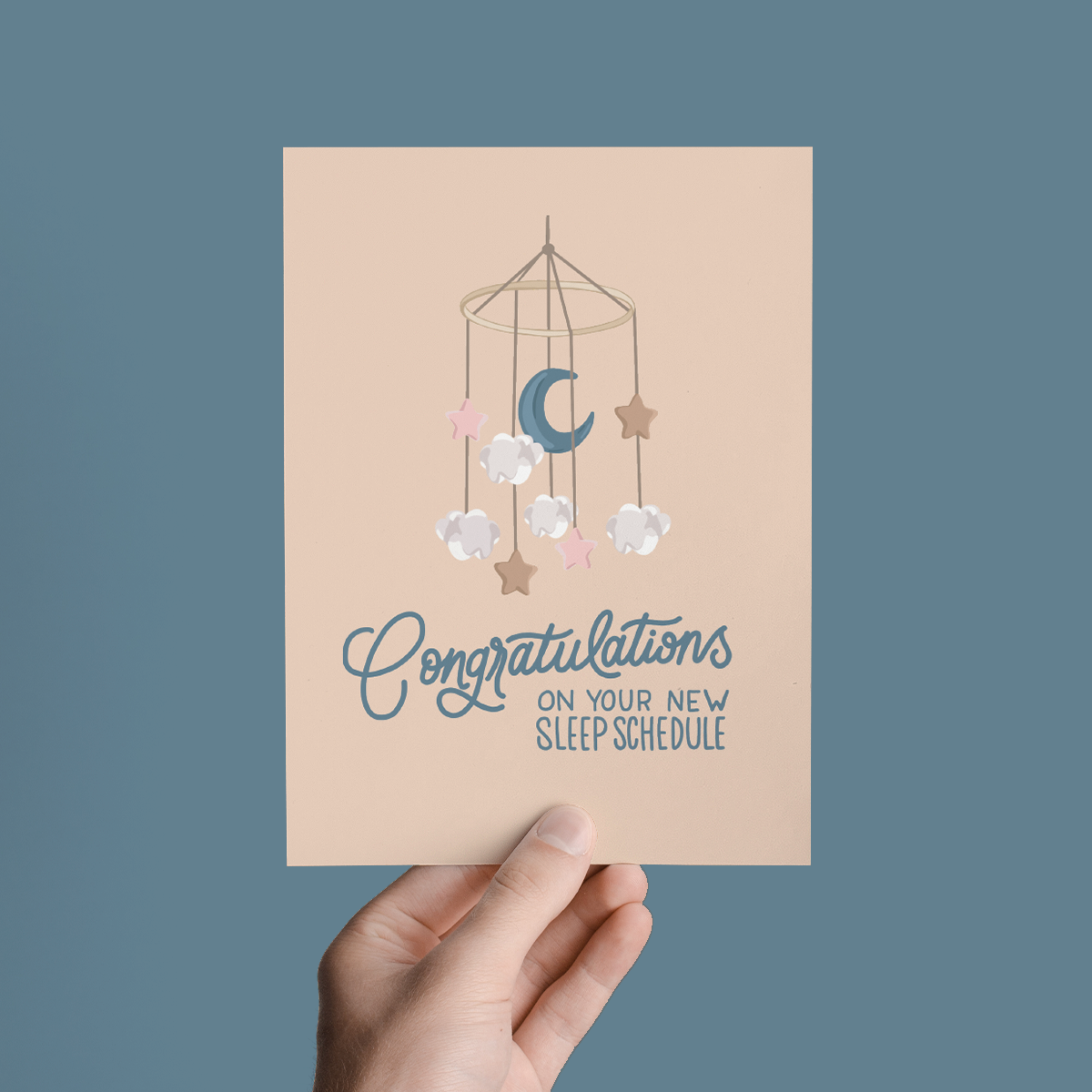 NEW BABY CONGRATS GREETING CARD
