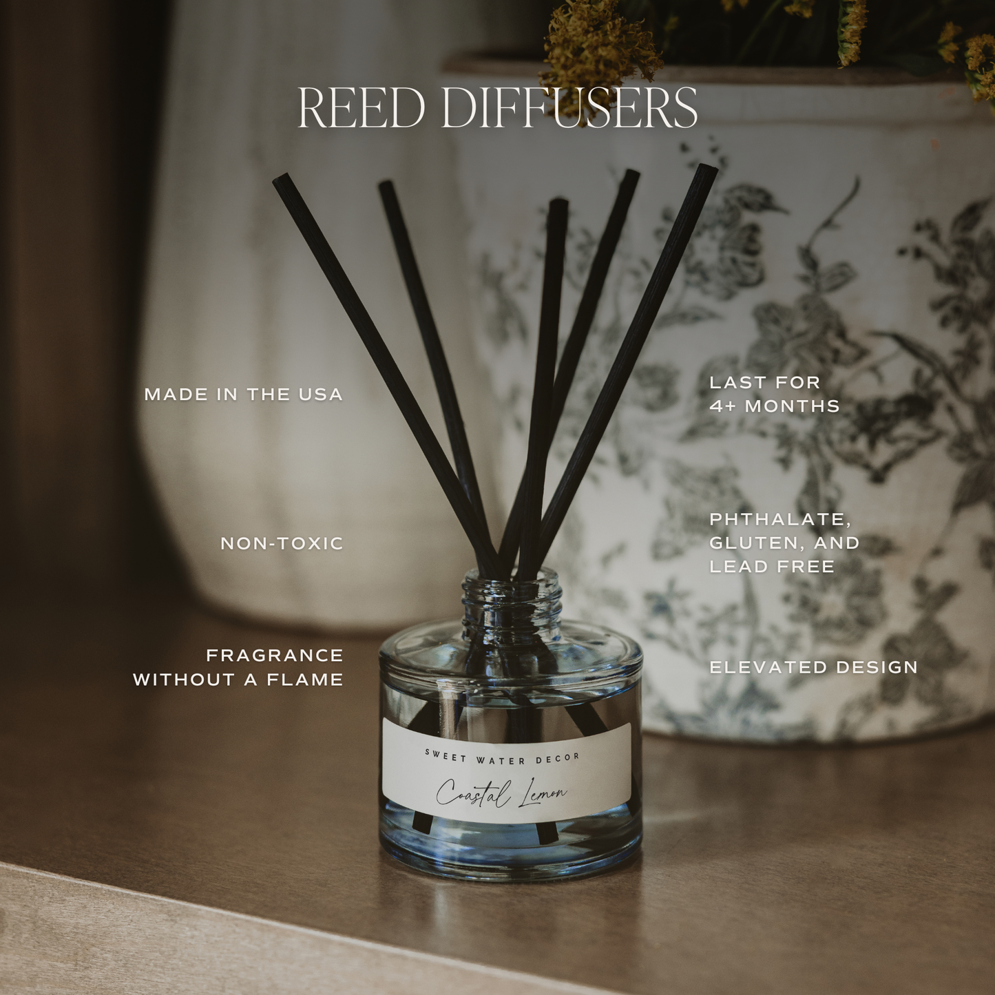 SALT AND SEA REED DIFFUSER BLUE TINT