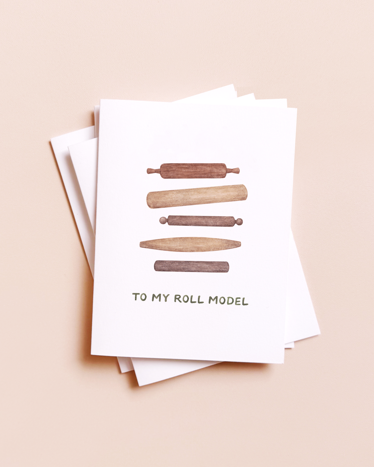 ROLL MODEL GREETING CARD