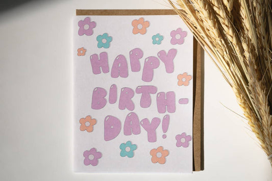 BUBBLE HAPPY BIRTHDAY CARD