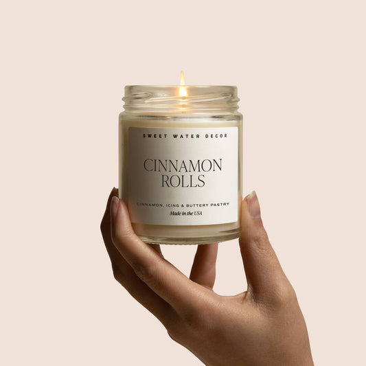 CINNAMON ROLLS 9 OZ SOY CANDLE